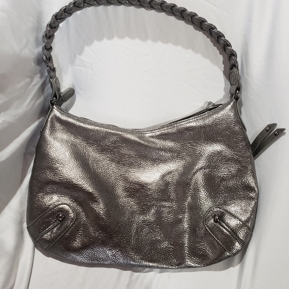 Kate Landry metalic shoulder purse - Picture 2 of 5